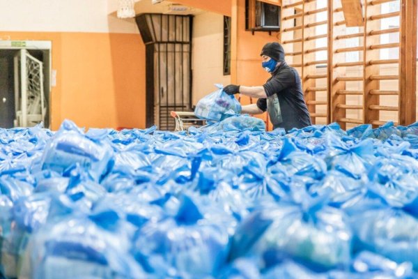 Este martes continúa la entrega de módulos alimentarios